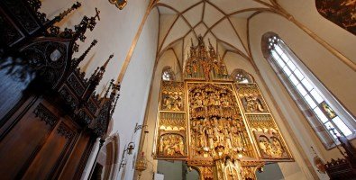 Die Pfarrkirche in Niederlana